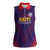 Custom Haiti Football Women Sleeveless Polo Shirt Come On Les Grenadiers