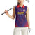 Custom Haiti Football Women Sleeveless Polo Shirt Come On Les Grenadiers