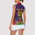 Custom Haiti Football Women Sleeveless Polo Shirt Come On Les Grenadiers