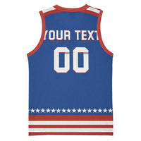 Custom Hockey 2026 USA Blue Basketball Jersey United States Go Champions