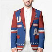 Custom Hockey 2026 USA Blue Blazer United States Go Champions