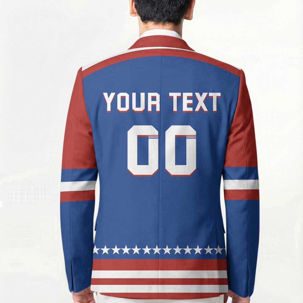 Custom Hockey 2026 USA Blue Blazer United States Go Champions
