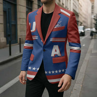Custom Hockey 2026 USA Blue Blazer United States Go Champions