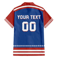 Custom Hockey 2026 USA Blue Hawaiian Shirt United States Go Champions
