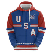 Custom Hockey 2026 USA Blue Hoodie United States Go Champions