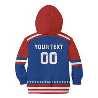 Custom Hockey 2026 USA Blue Kid Hoodie United States Go Champions