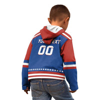 Custom Hockey 2026 USA Blue Kid Hoodie United States Go Champions