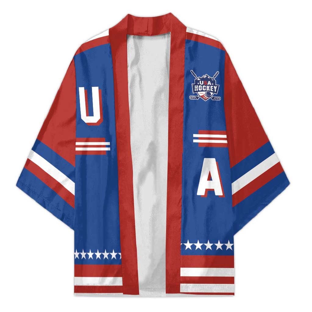 Custom Hockey 2026 USA Blue Kimono United States Go Champions