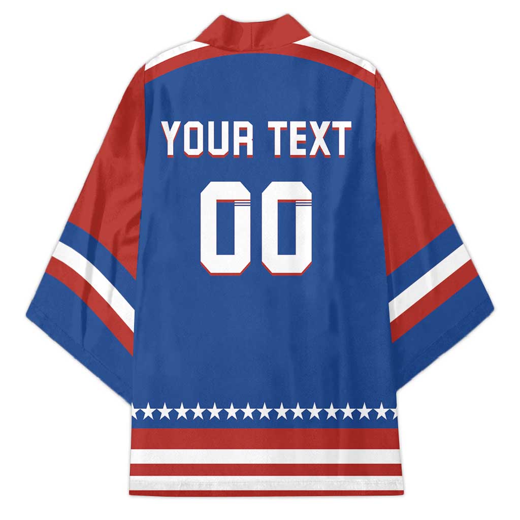 Custom Hockey 2026 USA Blue Kimono United States Go Champions