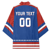 Custom Hockey 2026 USA Blue Kimono United States Go Champions