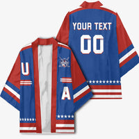 Custom Hockey 2026 USA Blue Kimono United States Go Champions
