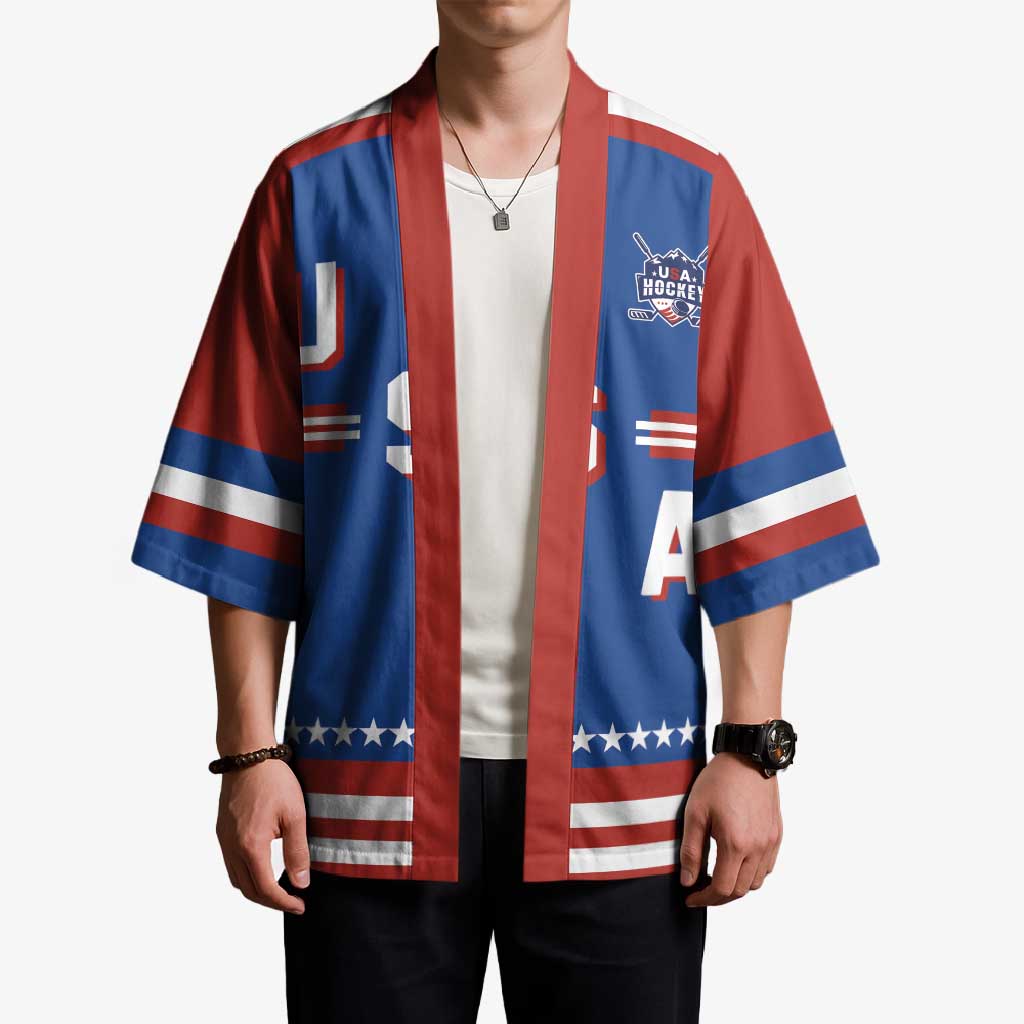 Custom Hockey 2026 USA Blue Kimono United States Go Champions