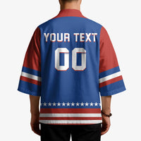 Custom Hockey 2026 USA Blue Kimono United States Go Champions