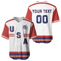 Custom Hockey 2026 USA White Baseball Jersey United States Go Champions
