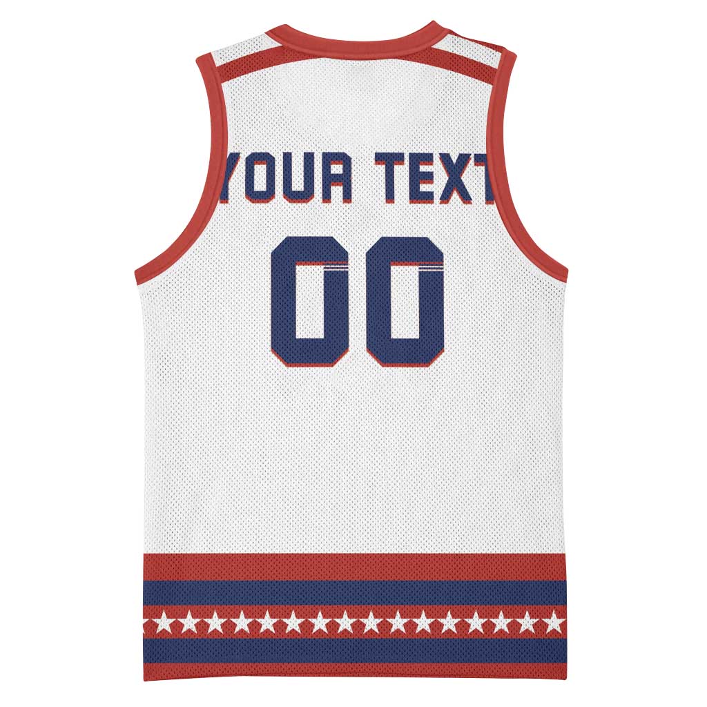 Custom Hockey 2026 USA White Basketball Jersey United States Go Champions