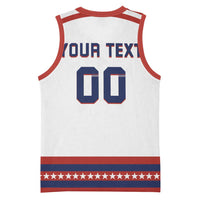 Custom Hockey 2026 USA White Basketball Jersey United States Go Champions