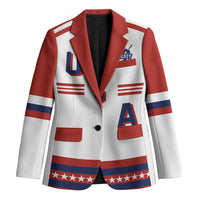 Custom Hockey 2026 USA White Blazer United States Go Champions