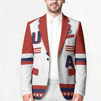 Custom Hockey 2026 USA White Blazer United States Go Champions