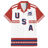 Custom Hockey 2026 USA White Hawaiian Shirt United States Go Champions