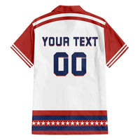 Custom Hockey 2026 USA White Hawaiian Shirt United States Go Champions