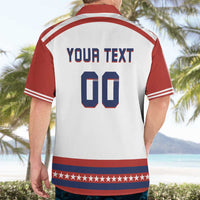 Custom Hockey 2026 USA White Hawaiian Shirt United States Go Champions
