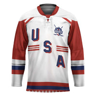 Custom Hockey 2026 USA White Hockey Jersey United States Go Champions