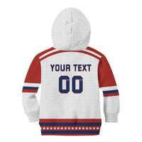 Custom Hockey 2026 USA White Kid Hoodie United States Go Champions