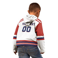 Custom Hockey 2026 USA White Kid Hoodie United States Go Champions