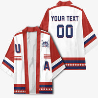 Custom Hockey 2026 USA White Kimono United States Go Champions