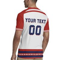 Custom Hockey 2026 USA White Rugby Jersey United States Go Champions