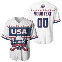 Custom Ball Hockey 2026 USA Baseball Jersey US Team Go Champions
