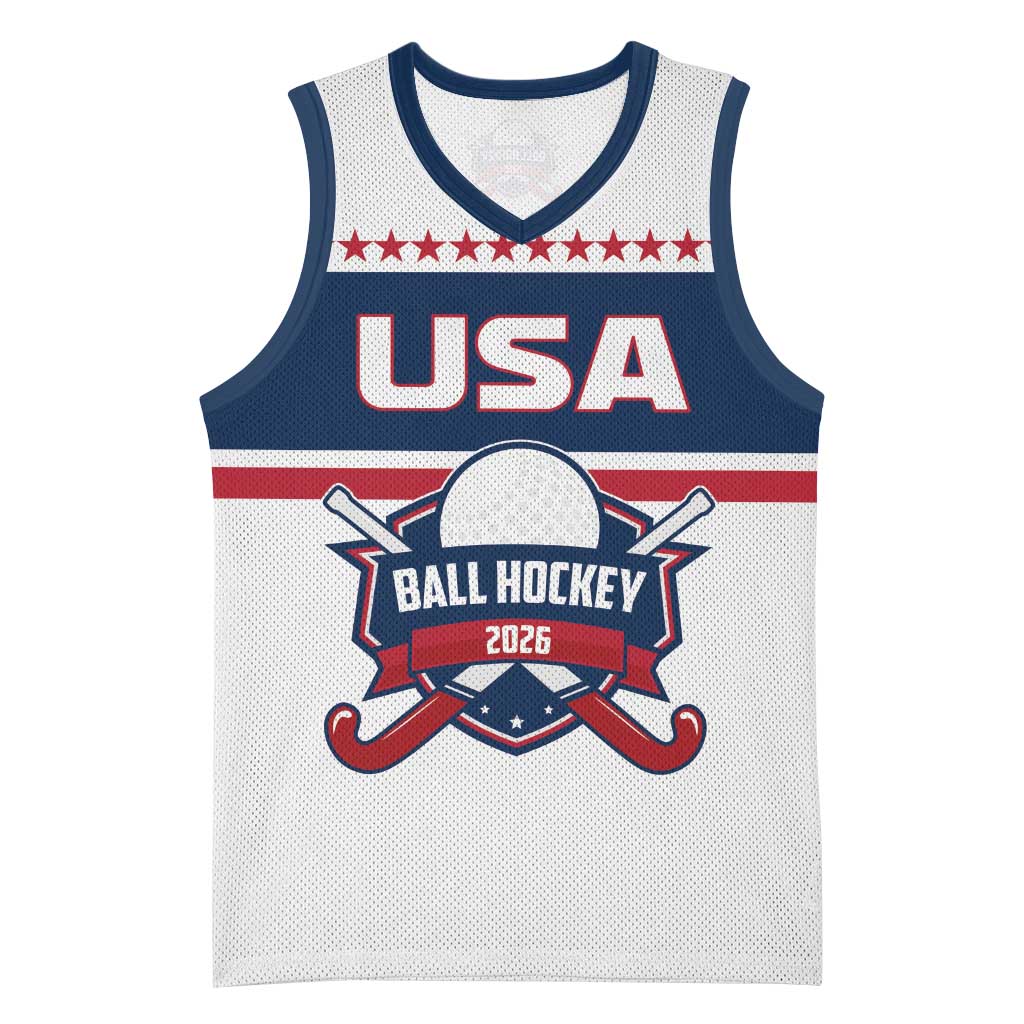 Custom Ball Hockey 2026 USA Basketball Jersey US Team Go Champions