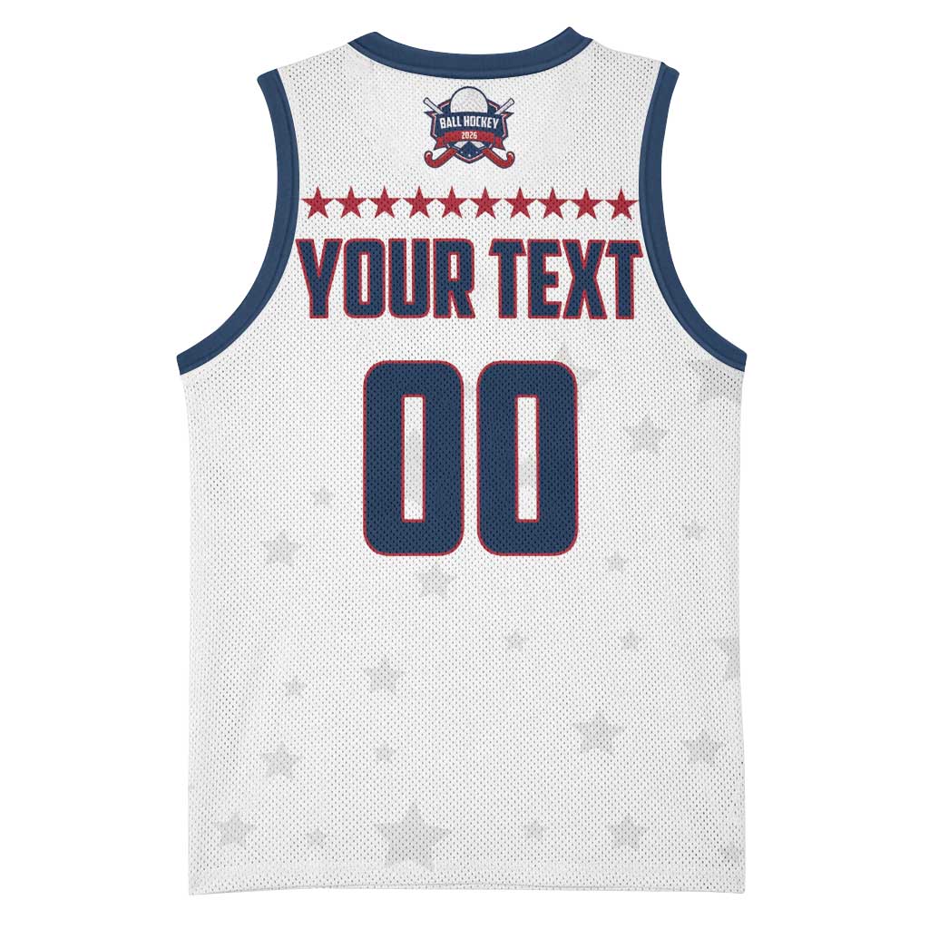 Custom Ball Hockey 2026 USA Basketball Jersey US Team Go Champions