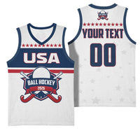 Custom Ball Hockey 2026 USA Basketball Jersey US Team Go Champions
