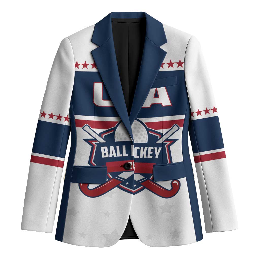 Custom Ball Hockey 2026 USA Blazer US Team Go Champions