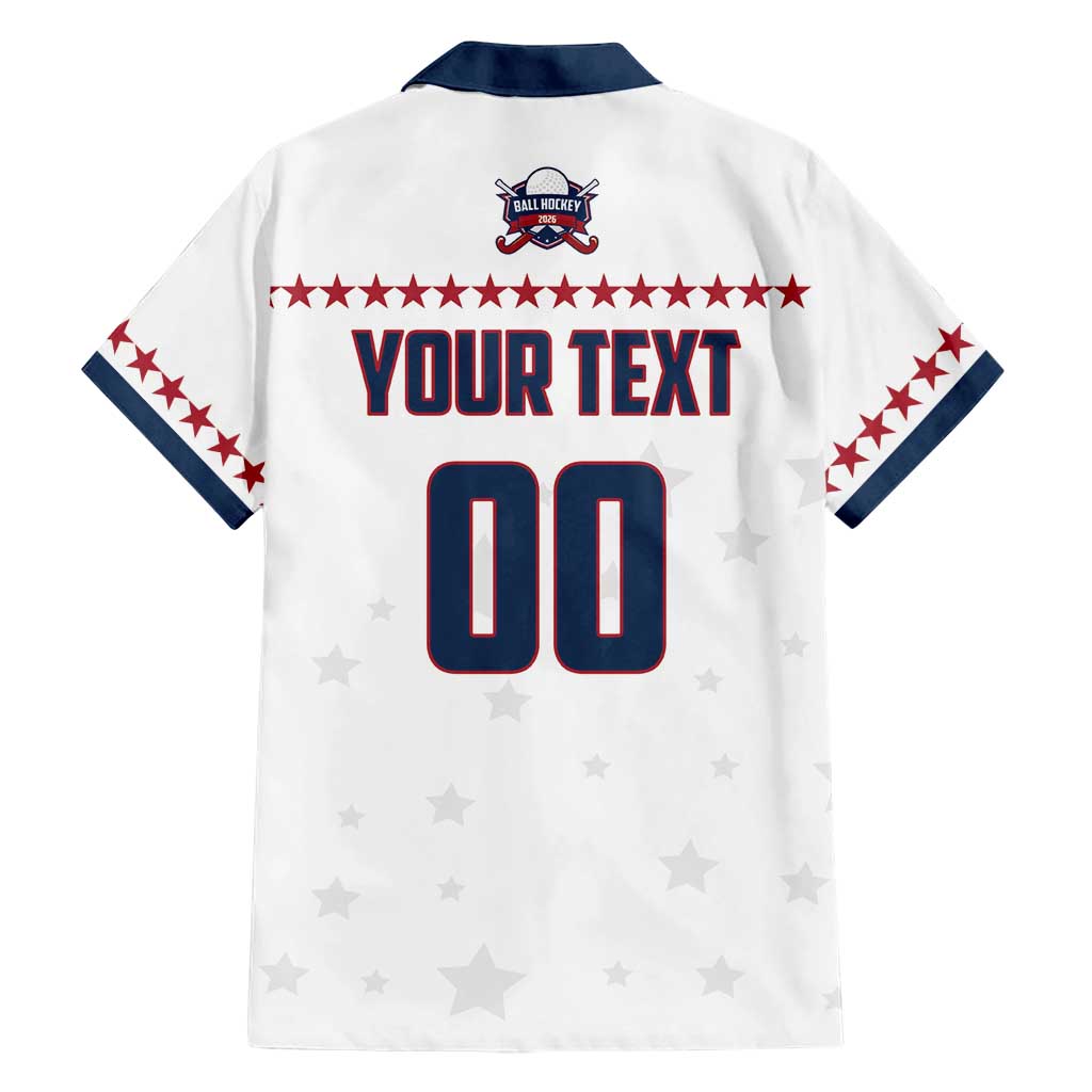 Custom Ball Hockey 2026 USA Hawaiian Shirt US Team Go Champions