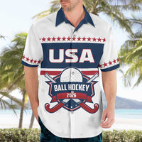Custom Ball Hockey 2026 USA Hawaiian Shirt US Team Go Champions