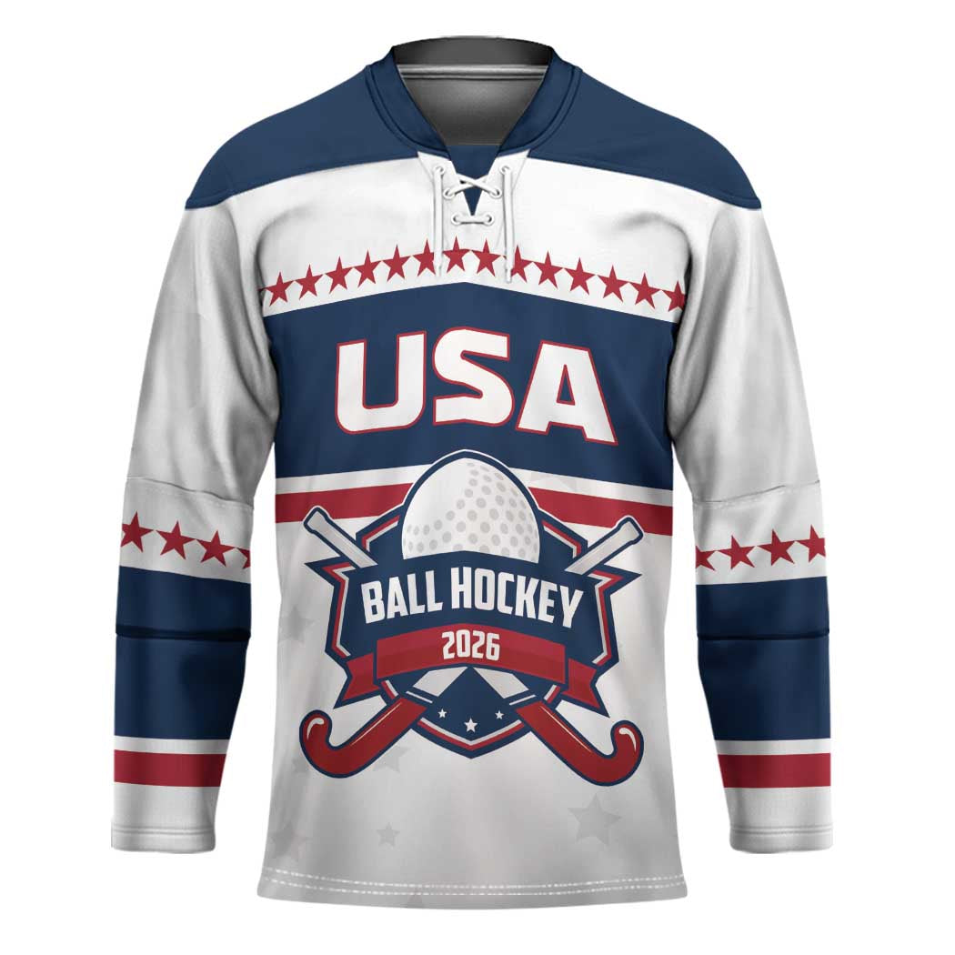 Custom Ball Hockey 2026 USA Hockey Jersey US Team Go Champions
