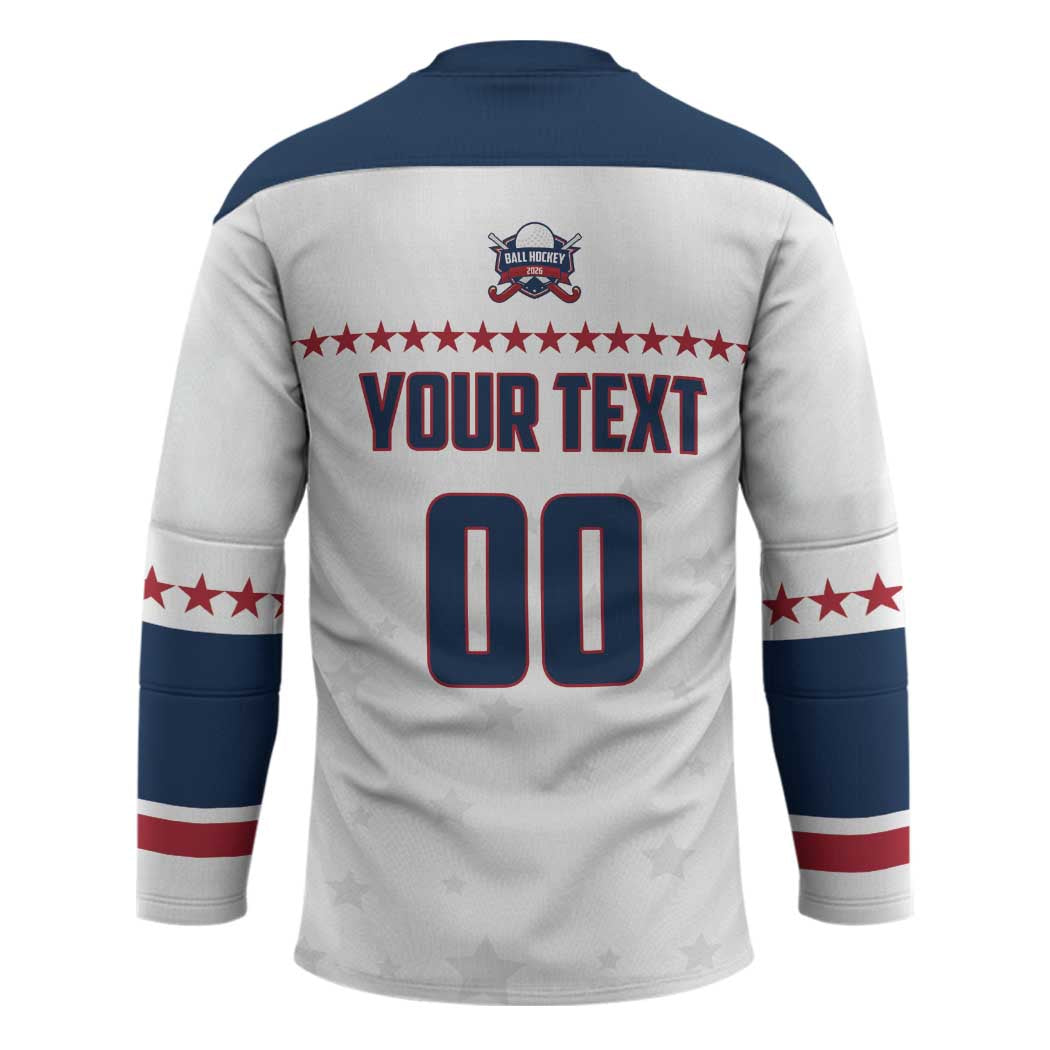 Custom Ball Hockey 2026 USA Hockey Jersey US Team Go Champions