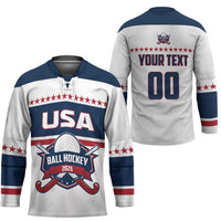 Custom Ball Hockey 2026 USA Hockey Jersey US Team Go Champions