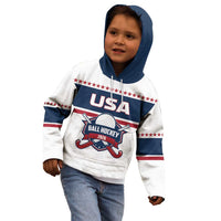 Custom Ball Hockey 2026 USA Kid Hoodie US Team Go Champions