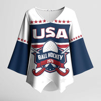 Custom Ball Hockey 2026 USA Kimono Sleeve Blouse US Team Go Champions