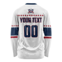 Custom Ball Hockey 2026 USA Long Sleeve Shirt US Team Go Champions