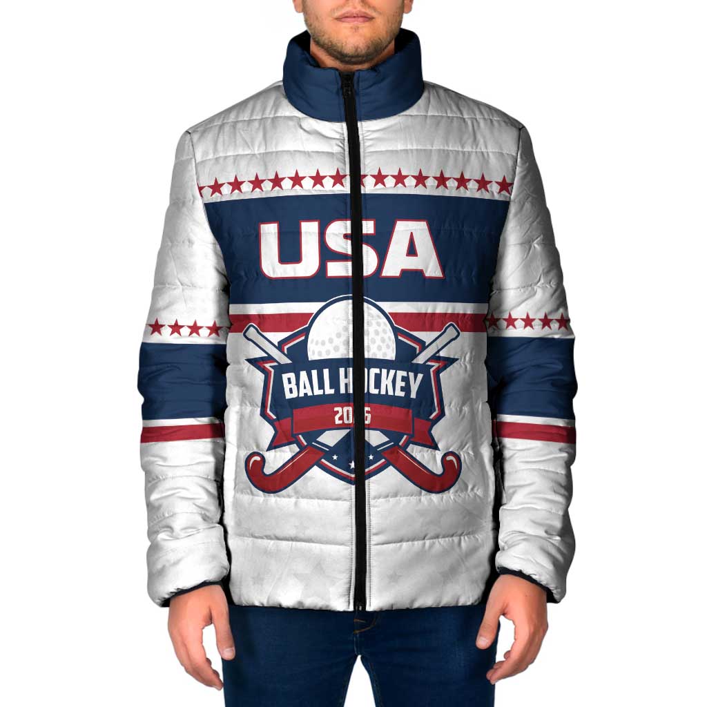 Custom Ball Hockey 2026 USA Padded Jacket US Team Go Champions