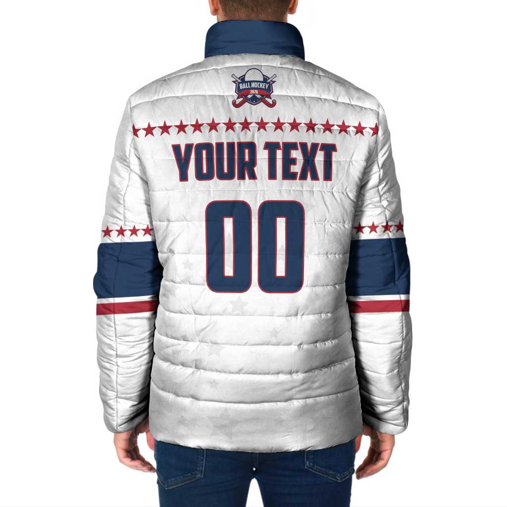 Custom Ball Hockey 2026 USA Padded Jacket US Team Go Champions