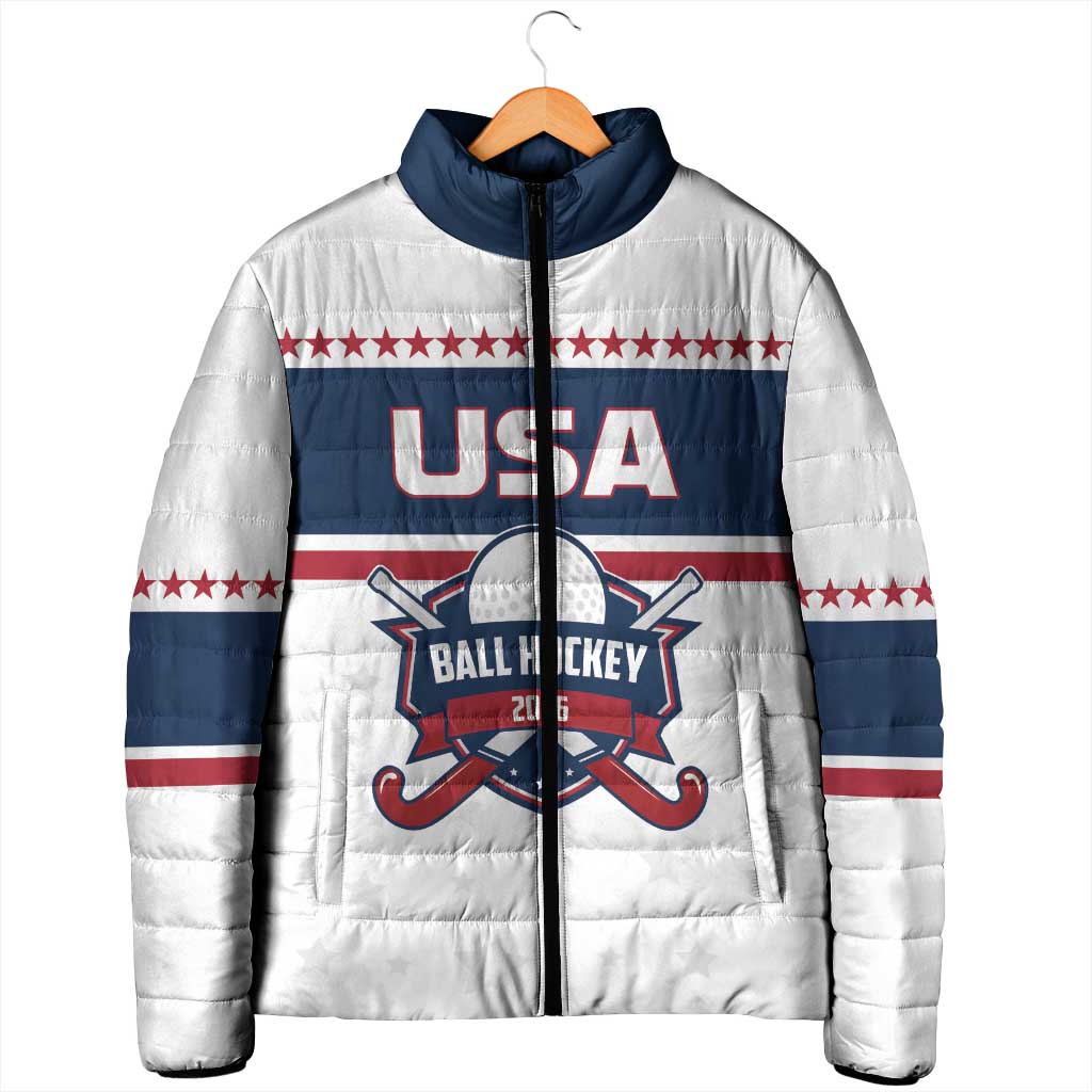 Custom Ball Hockey 2026 USA Padded Jacket US Team Go Champions