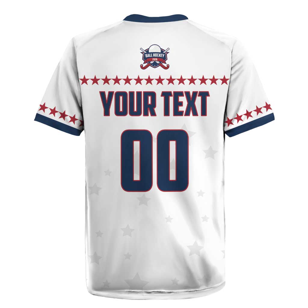 Custom Ball Hockey 2026 USA Rugby Jersey US Team Go Champions