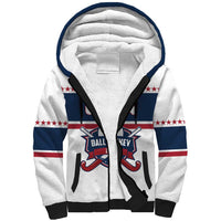 Custom Ball Hockey 2026 USA Sherpa Hoodie US Team Go Champions
