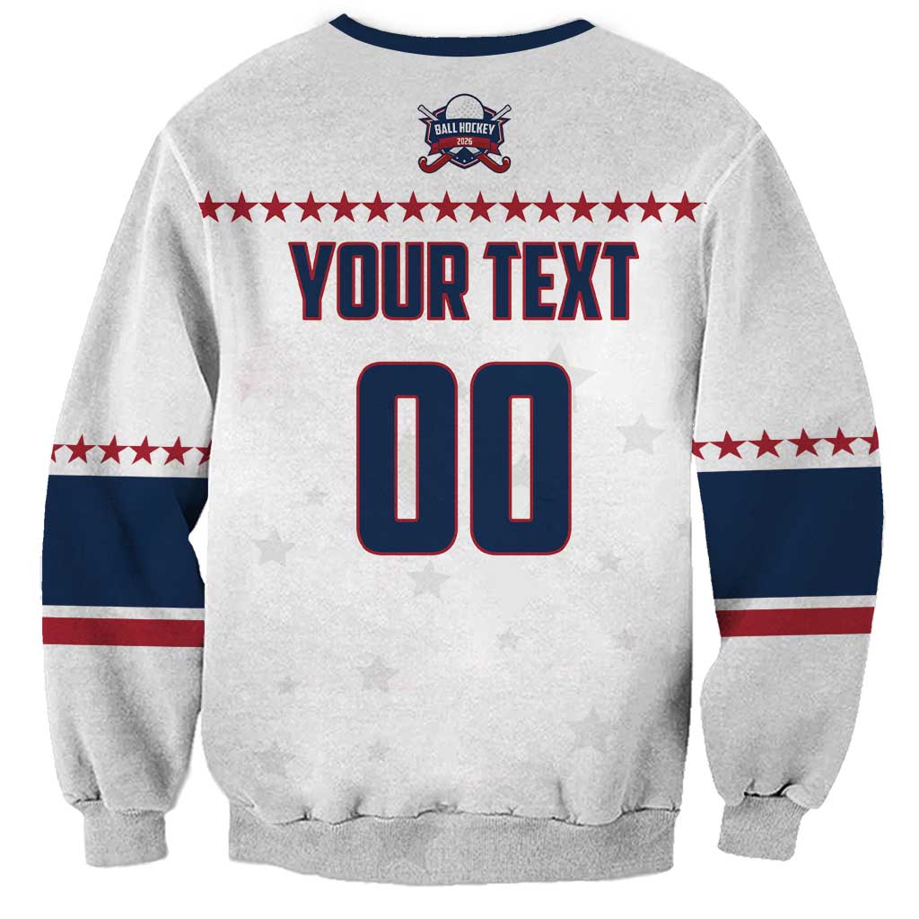 Custom Ball Hockey 2026 USA Sweatshirt US Team Go Champions