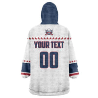 Custom Ball Hockey 2026 USA Wearable Blanket Hoodie US Team Go Champions